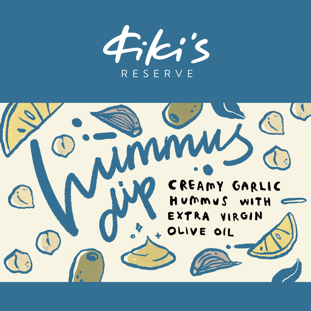 Kiki's Reserve x The Oyster Bank Creamy Garlic Hummus Dip