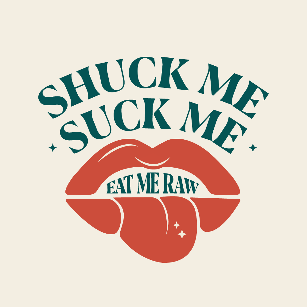 Kiki's Reserve x The Oyster Bank Shuck Me, Suck Me, Eat Me Raw T-Shirt